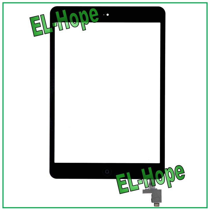 TOUCH FOR APPLE IPAD MINI WIFI 3G A1432 A1454 A1455 BLACK GLASS + HOME BUTTON