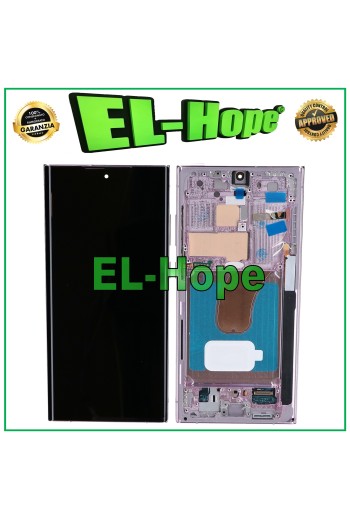 OLED TOUCH LCD DISPLAY + FRAME FOR SAMSUNG GALAXY S23 ULTRA SM-S918 LAVENDER