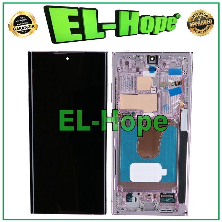 OLED TOUCH LCD DISPLAY + FRAME FOR SAMSUNG GALAXY S23 ULTRA SM-S918 LAVENDER