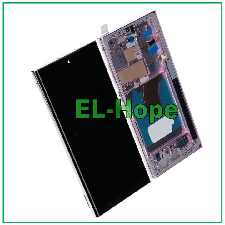 OLED TOUCH LCD DISPLAY + FRAME FOR SAMSUNG GALAXY S23 ULTRA SM-S918 LAVENDER
