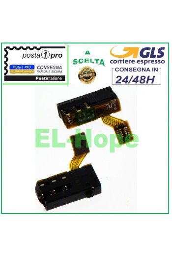 FLAT FLEX CABLE EARPHONE JACK AUDIO HEADPHONES HEADPHONES X HUAWEI P9 EVA-L09 L19 L29 