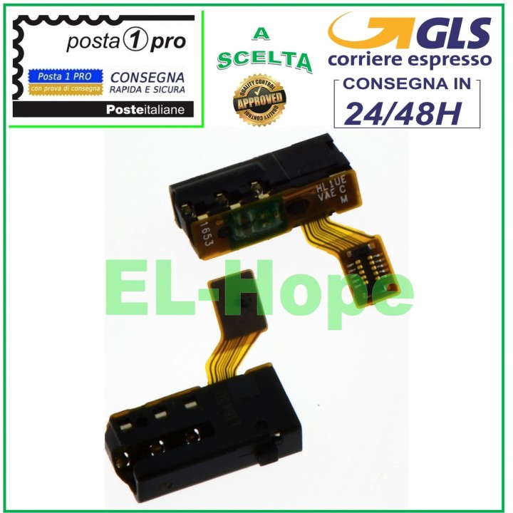 FLAT FLEX CABLE EARPHONE JACK AUDIO HEADPHONES HEADPHONES X HUAWEI P9 EVA-L09 L19 L29