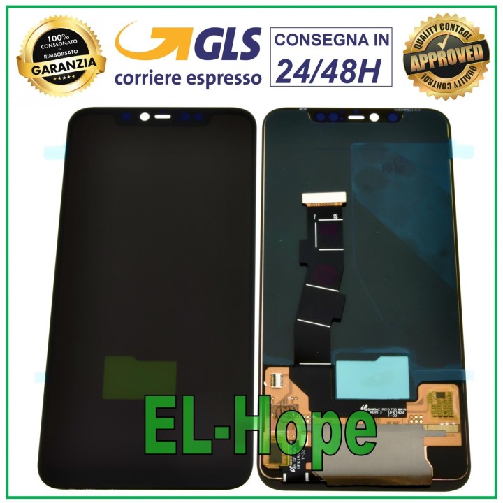 OLED LCD DISPLAY FOR XIAOMI MI 8 PRO TOUCH SCREEN BLACK GLASS SCREEN
