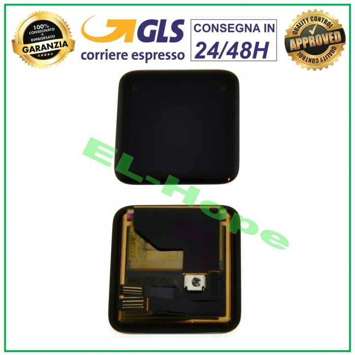 TOUCH SMARTWATCH LCD DISPLAY FOR APPLE WATCH SERIES 1 A1554 A1803 42MM GLASS