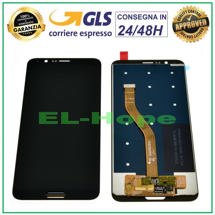 TOUCH SCREEN GLASS + LCD DISPLAY FOR HUAWEI HONOR VIEW 10 BKL-AL20 BKL-L09 BLACK