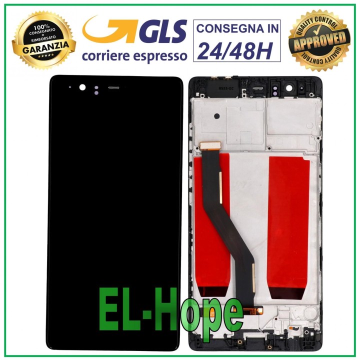 LCD DISPLAY FOR HUAWEI P9 PLUS VIE-L09 TOUCH SCREEN GLASS SCREEN FRAME BLACK