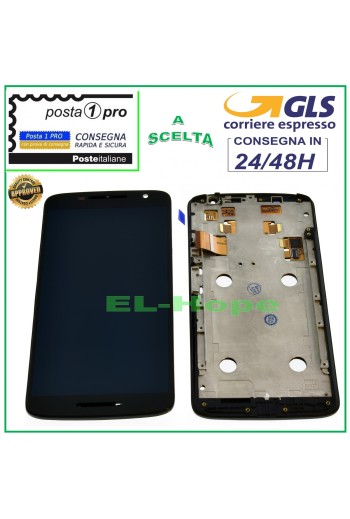 LCD DISPLAY + FRAME FOR MOTOROLA MOTO X PLAY XT1562 XT1563 TOUCH BLACK GLASS