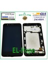TOUCH SCREEN GLASS + LCD DISPLAY FOR LG K9 2018 LM-X210EM LMX210EM BLACK + FRAME