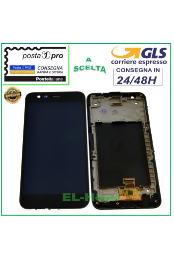 LCD DISPLAY + FRAME FOR LG K10 2017 M250 M250N TOUCH SCREEN BLACK GLASS SCREEN