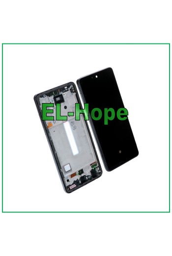 OLED LCD DISPLAY FOR SAMSUNG GALAXY A52 5G 2021 SM-A525F A526B TOUCH FRAME BLACK