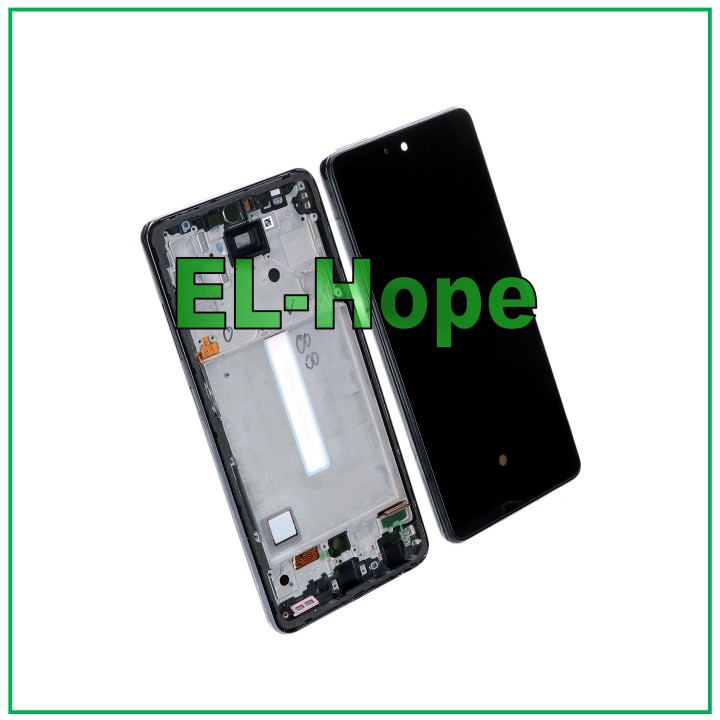 OLED LCD DISPLAY FOR SAMSUNG GALAXY A52 5G 2021 SM-A525F A526B TOUCH FRAME BLACK