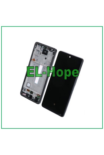 OLED LCD DISPLAY FOR SAMSUNG GALAXY A52 5G 2021 SM-A525F A526B TOUCH FRAME BLACK
