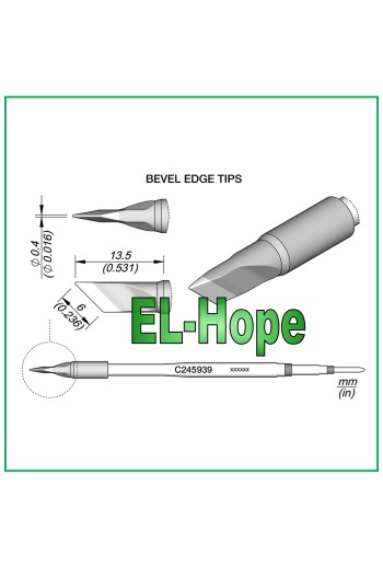 CARTRIDGE C245939 JBC CARTRIDGE KNIFE 6.0 X 0.4 ORIGINAL SOLDERING IRON TIP