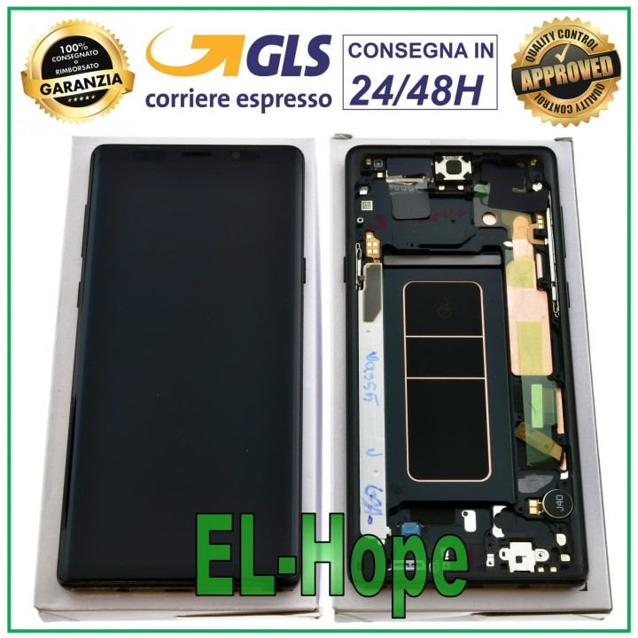 ORIGINAL RENEWED SAMSUNG NOTE 9 SM-N960 TOUCH SCREEN BLACK DISPLAY GH97-22269A