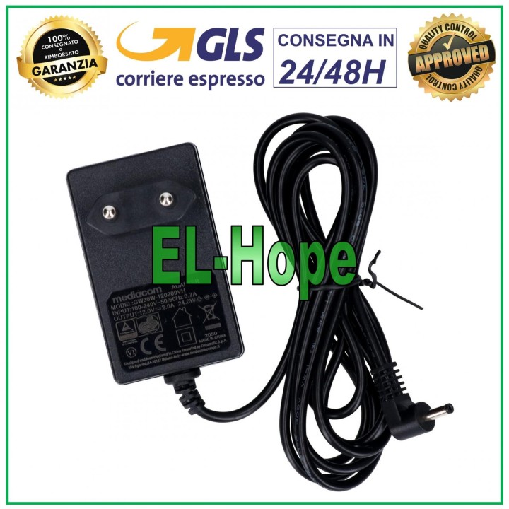 BATTERY CHARGER POWER SUPPLY MEDIACOM SmartBook 145 M-SB145 14.1  ORIGINAL