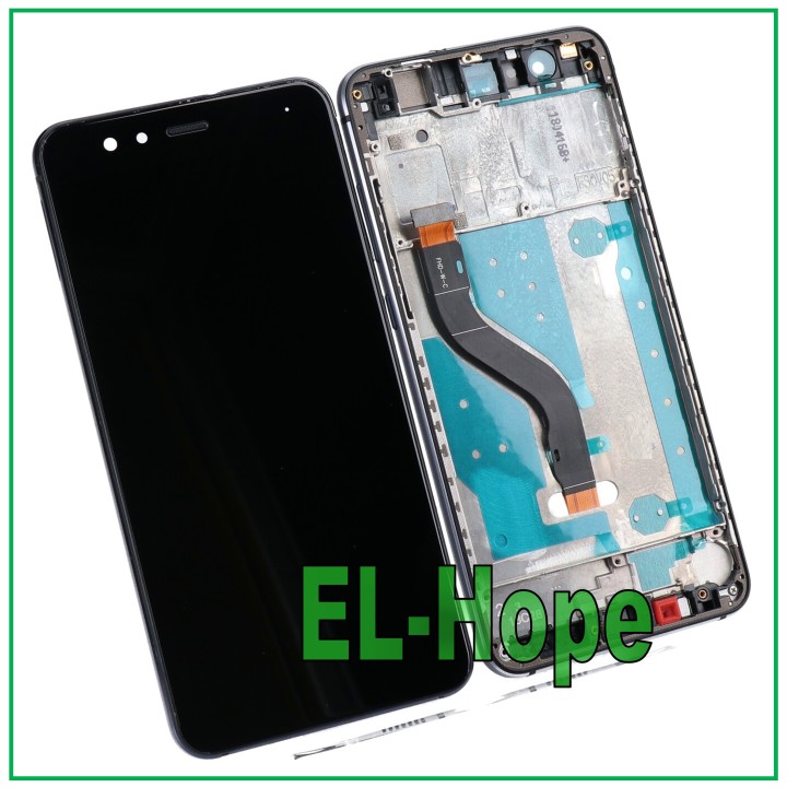 LCD DISPLAY + FRAME FOR HUAWEI P10 LITE WAS-LX1 LX1A TOUCH SCREEN BLACK SCREEN
