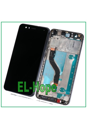 LCD DISPLAY + FRAME FOR HUAWEI P10 LITE WAS-LX1 LX1A TOUCH SCREEN BLACK SCREEN