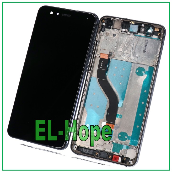 LCD DISPLAY + FRAME FOR HUAWEI P10 LITE WAS-LX1 LX1A TOUCH SCREEN BLACK SCREEN