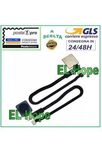 FLAT FINGERPRINT SENSOR KEY HUAWEI MATE 10 PRO BLA-L09 BLUE