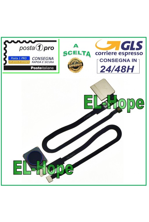 FLAT FINGERPRINT SENSOR KEY HUAWEI MATE 10 PRO BLA-L09 BLUE