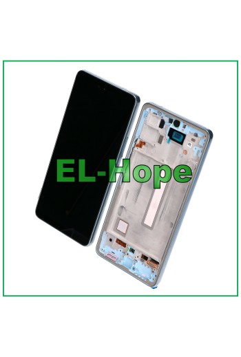 OLED LCD DISPLAY FOR SAMSUNG GALAXY A53 5G 2022 SM A536 A536B TOUCH FRAME BLUE