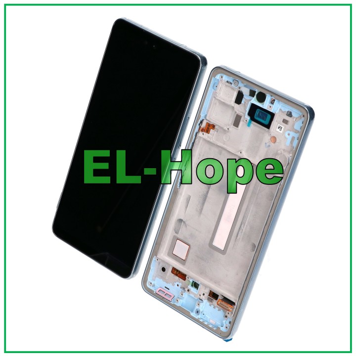 OLED LCD DISPLAY FOR SAMSUNG GALAXY A53 5G 2022 SM A536 A536B TOUCH FRAME BLUE