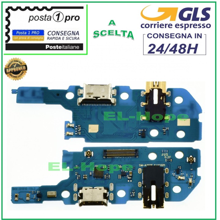 CHARGING CONNECTOR SAMSUNG GALAXY A20E SM A202F + MICROPHONE TYPE C CHARGING