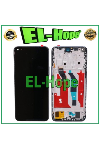 LCD DISPLAY FRAME FOR HUAWEI HONOR 50 LITE NTN-LX1 L22 TOUCH SCREEN SILVER GLASS