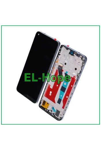 LCD DISPLAY FRAME FOR HUAWEI HONOR 50 LITE NTN-LX1 L22 TOUCH SCREEN SILVER GLASS