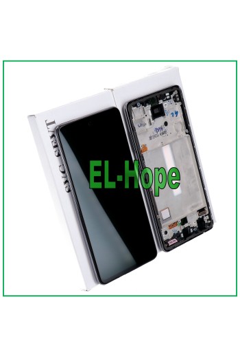 100% ORIGINAL TOUCH LCD DISPLAY SAMSUNG GALAXY A52 SM A525F A526B BLACK FRAME