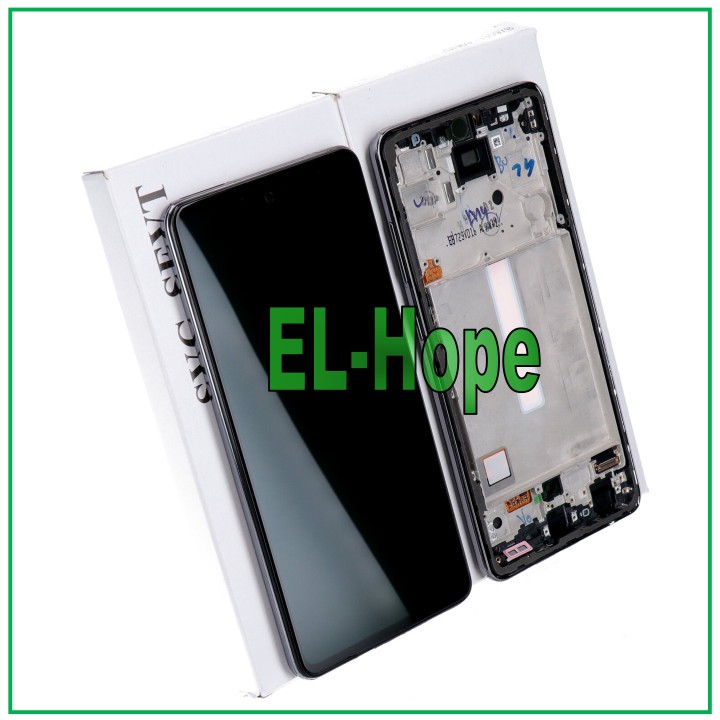 ORIGINAL TOUCH LCD DISPLAY SAMSUNG A52 SM A525F A526B BLACK FRAME GH82-25230A