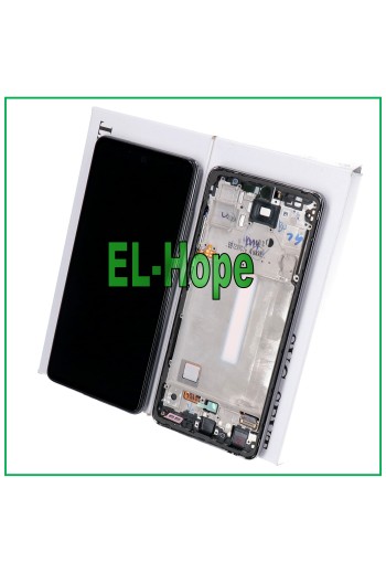 100% ORIGINAL TOUCH LCD DISPLAY SAMSUNG GALAXY A52 SM A525F A526B BLACK FRAME