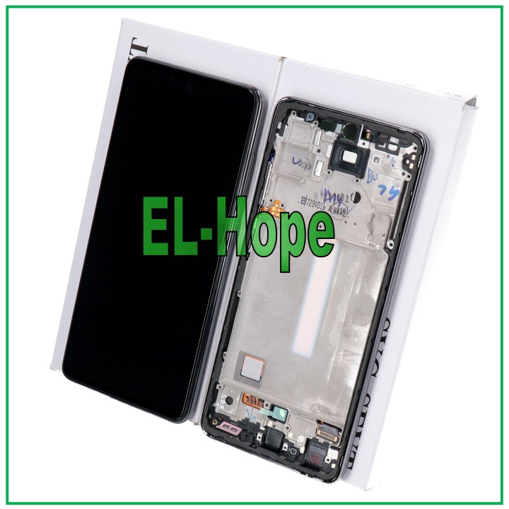 ORIGINAL TOUCH LCD DISPLAY SAMSUNG A52 SM A525F A526B BLACK FRAME GH82-25230A