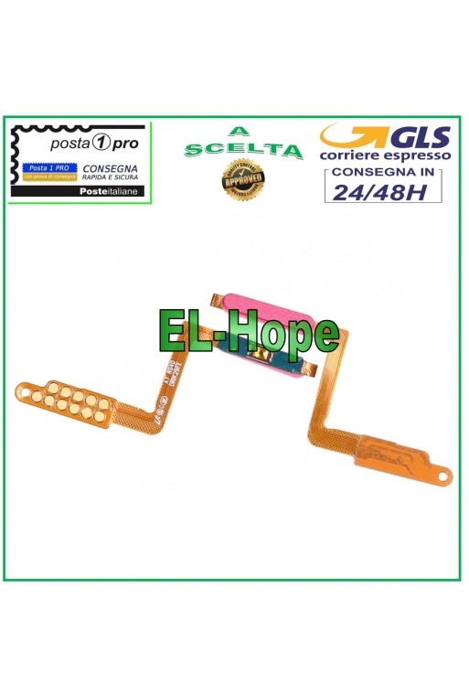 FLAT FLEX POWER ON OFF KEY SAMSUNG GALAXY A7 2018 SM A750F PINK