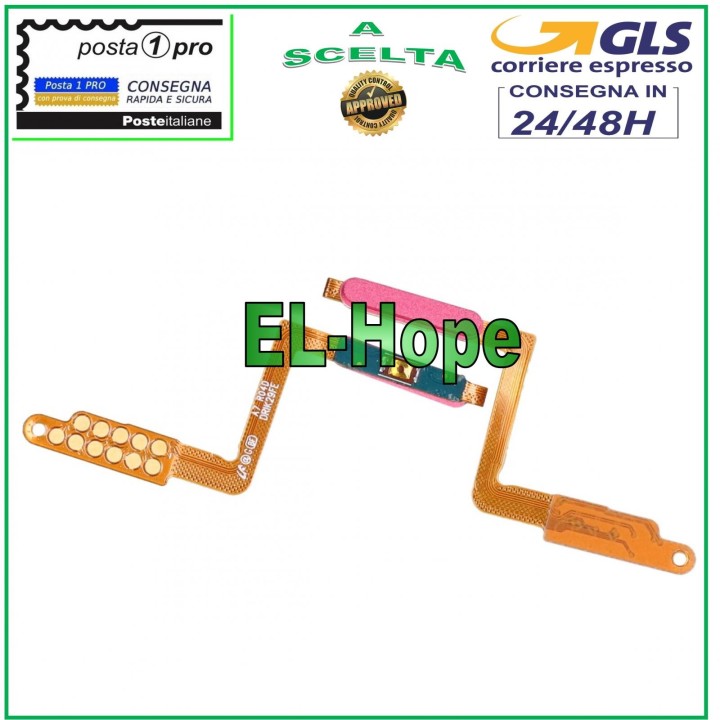 FLAT FLEX POWER ON OFF KEY SAMSUNG GALAXY A7 2018 SM A750F PINK