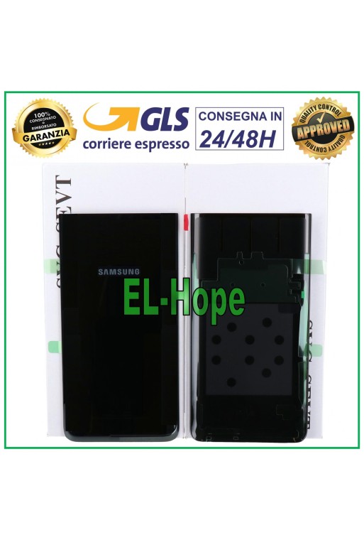 ORIGINAL SAMSUNG GALAXY A80 SM-A805 BATTERY COVER BLACK BACK COVER