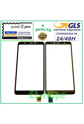 TOUCH SCREEN GLASS WIKO Y60 DIGITIZER BLACK GLASS 5.45 