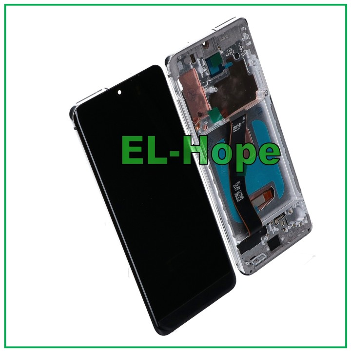 OLED LCD DISPLAY + FRAME FOR SAMSUNG GALAXY S20 SM-G980 G981 TOUCH WHITE GLASS