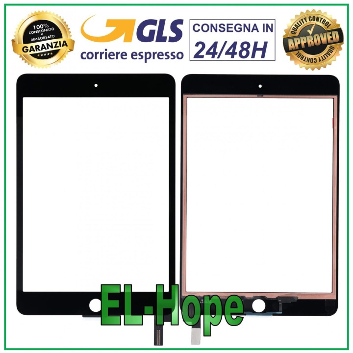 TOUCH SCREEN FOR APPLE IPAD MINI 4 WIFI 3G A1538 A1550 BLACK GLASS