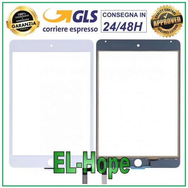 TOUCH SCREEN FOR APPLE IPAD MINI 4 WIFI 3G A1538 A1550 WHITE GLASS