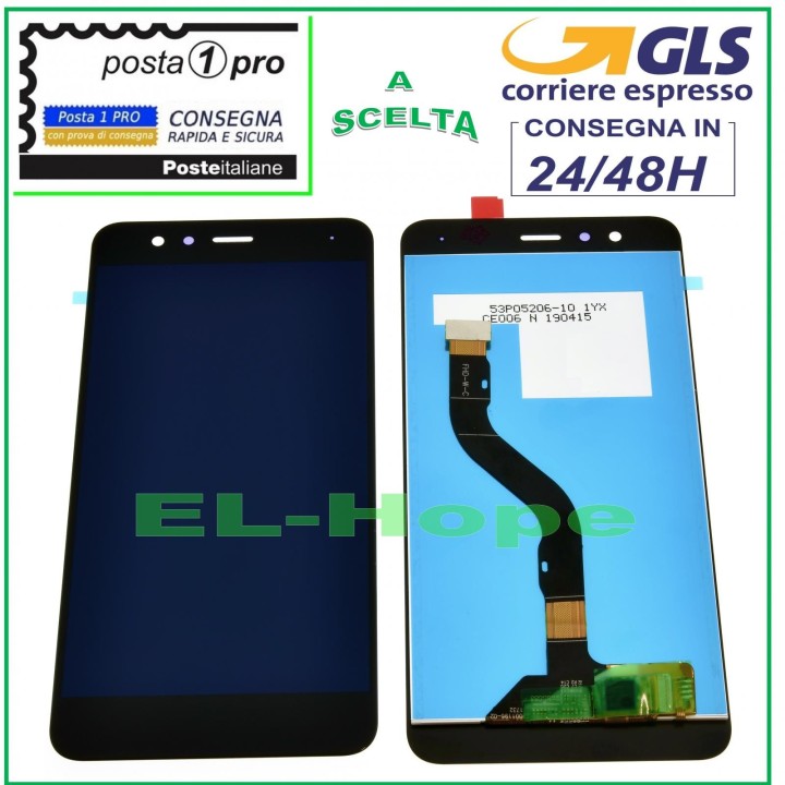 LCD DISPLAY FOR HUAWEI P10 LITE WAS-LX1 LX1A TOUCH SCREEN GLASS SCREEN BLACK