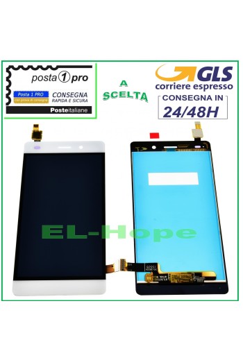 LCD DISPLAY FOR HUAWEI P8 Lite ALE-L21 TOUCH SCREEN MONITOR GLASS WHITE