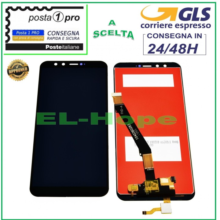 LCD DISPLAY FOR HUAWEI HONOR 9 LITE LLD-L31 AL00 AL09 TOUCH SCREEN BLACK GLASS