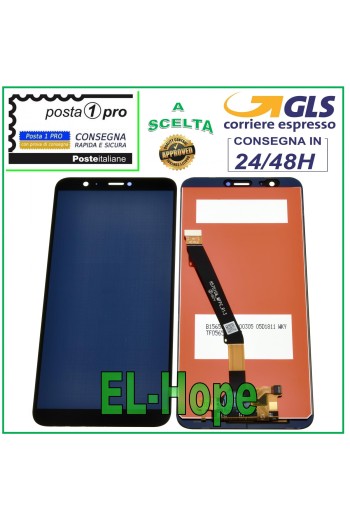 LCD DISPLAY FOR HUAWEI P SMART FIG-LX1 LX2 LX3 ENJOY 7S TOUCH SCREEN BLACK GLASS