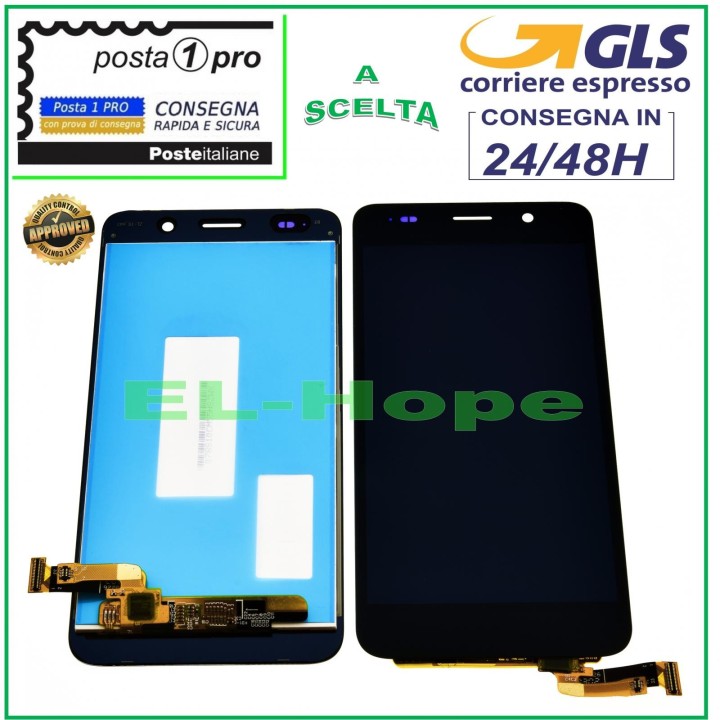 LCD DISPLAY FOR HUAWEI Y6 SCL-L01 SCL-L21 TOUCH SCREEN GLASS SCREEN BLACK