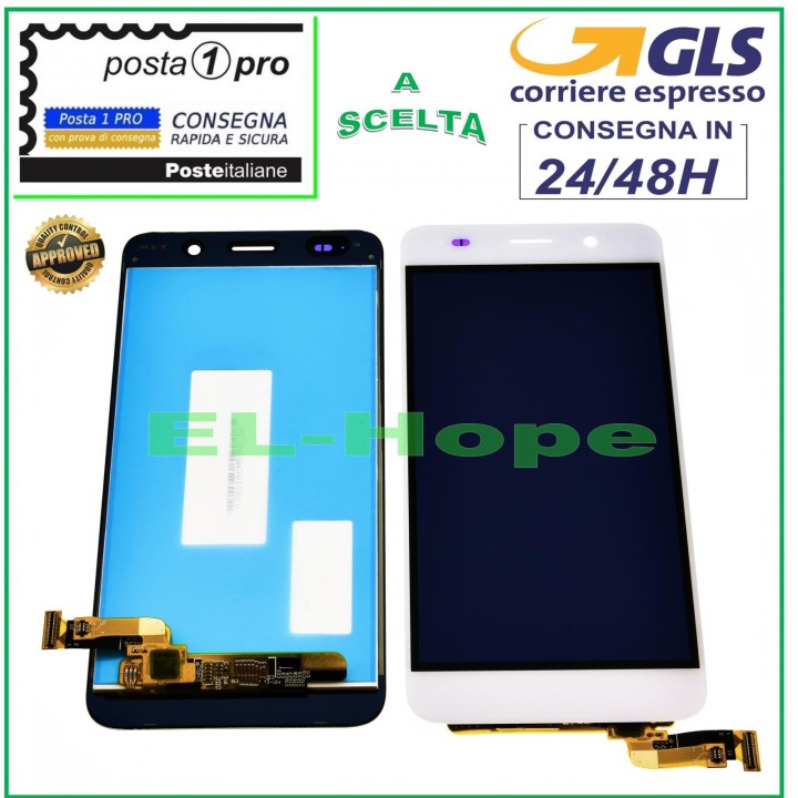 LCD DISPLAY FOR HUAWEI Y6 SCL-L01 SCL-L21 TOUCH SCREEN GLASS SCREEN WHITE