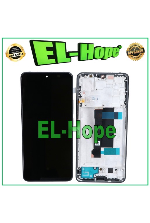 OLED TOUCH LCD DISPLAY FOR XIAOMI REDMI NOTE 13 PRO 5G 2312CRAD3C BLACK FRAME