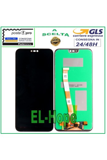 LCD DISPLAY FOR HUAWEI P20 LITE ANE-LX1 TOUCH SCREEN MONITOR GLASS BLACK