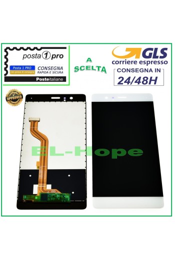 LCD DISPLAY FOR HUAWEI P9 EVA-L09 L19 L29 TOUCH SCREEN WHITE GLASS SCREEN