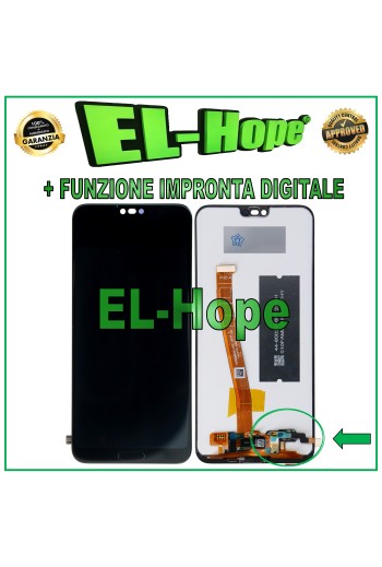 LCD DISPLAY FOR HUAWEI HONOR 10 COL-L29 L09 AL00 TOUCH SCREEN GLASS FINGERPRINT